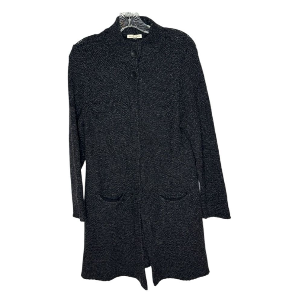 Eileen Fisher‎ Knit Organic Wool/Alpaca Sweater Jacket. Size Medium.
